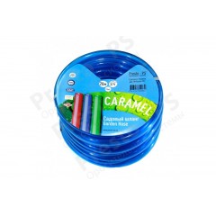 Шланг поливочный Presto-PS силикон садовый Caramel (синий) диаметр 1/2 дюйма, длина 50 м 