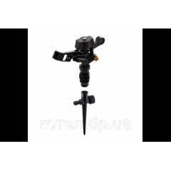 Дождеватель Presto-PS ороситель импульсный для огорода на 2 форсунки на ножке (RS 5022-7)