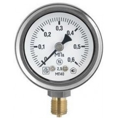 Манометр до 6 бар, черный, заднее подключение G1/4"