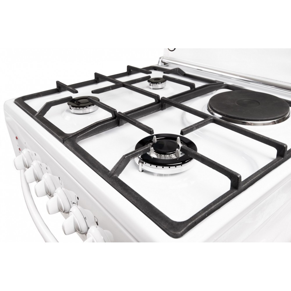 Комбінована плита GRETA 600-ГЕ-10 (біла)