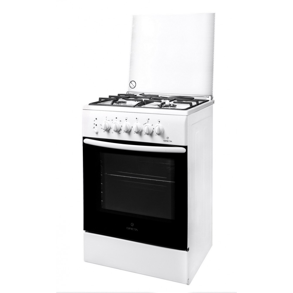 Комбінована плита GRETA 600-ГЕ-10 (біла)