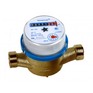 Счетчик воды Novator ЛК-15Х