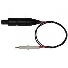 Соединительный кабель электрода и пьезоэлемента (1 кругл. Ф 2,4мм 1 плоский) L=400, 500, 600, 700mm Соединительный кабель электрода и пьезоэлемента (1 кругл. Ф 2,4мм 1 плоский) L=400, 500, 600, 700mm